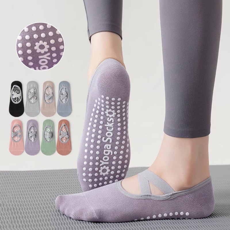 Pilates Yoga Fitness - Oddychający ręcznik dół skarpetki do jogi