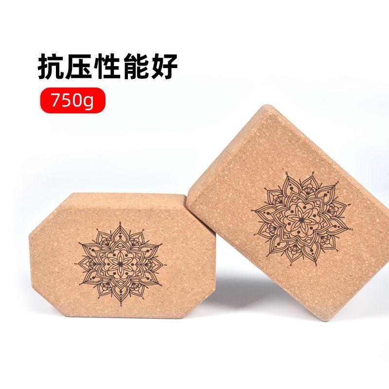 Yoga Block Cork - Zestaw bloków do jogi z ośmiokątnego