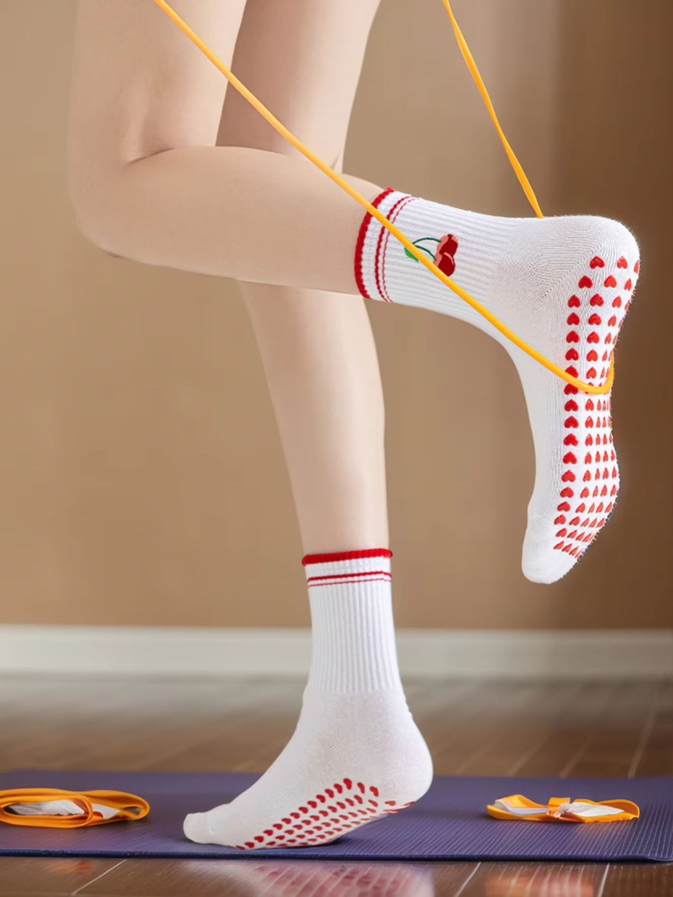 Pilates Yoga Fitness - 1 para profesjonalnych skarpet do jogi,