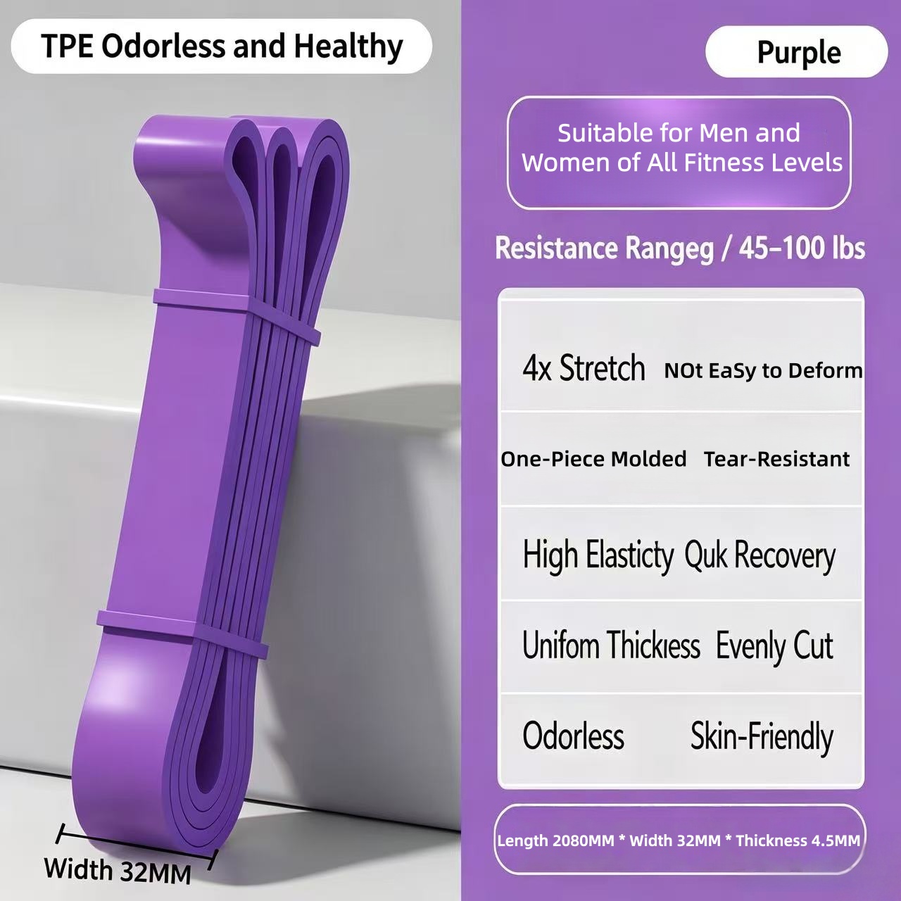 Elastyczne taśmy oporowe TPE,  – Pilates And Yoga Difference recenzja i cena
