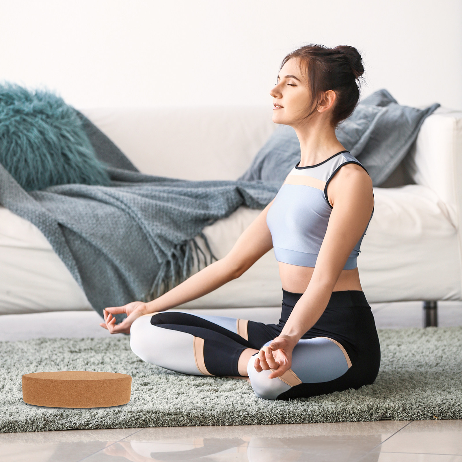 Owalny korkowy blok do jogi z  – Yoga Block Cork recenzja i cena