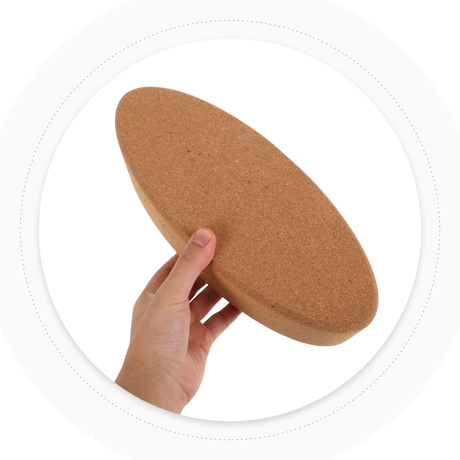 Owalny korkowy blok do jogi z  – Yoga Block Cork recenzja i cena