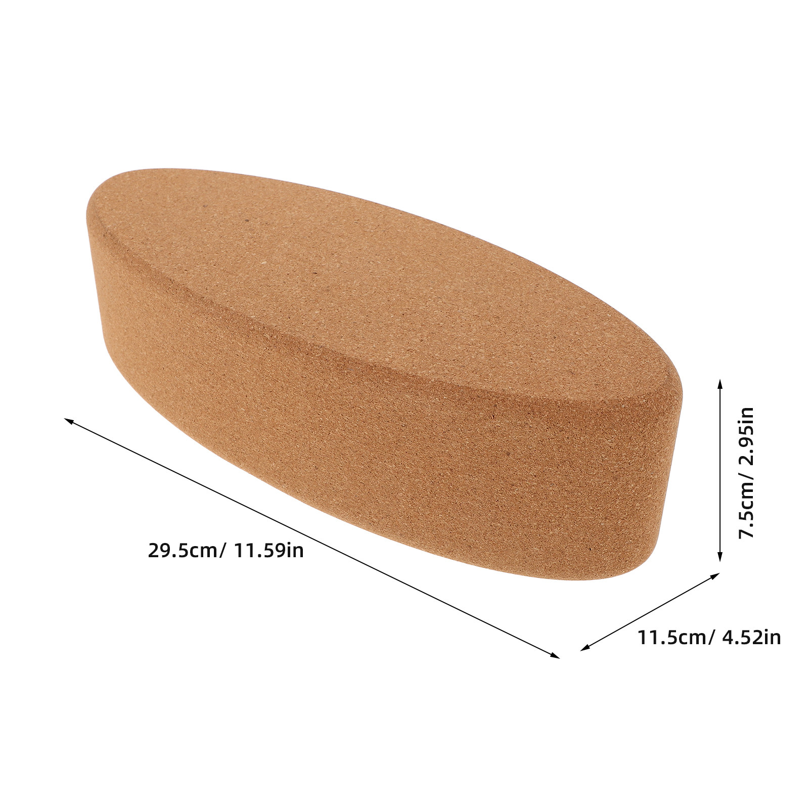 Owalny korkowy blok do jogi z  – Yoga Block Cork recenzja i cena