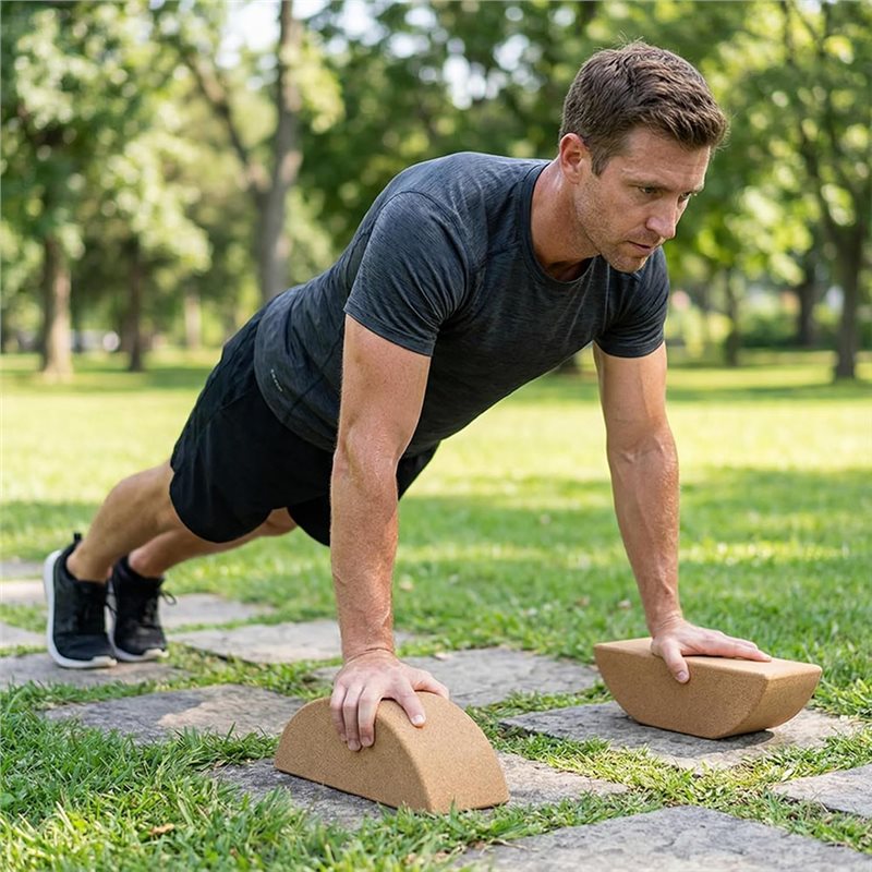 A07T - Klocki do jogi - Kork o – Yoga Block Cork recenzja i cena
